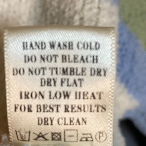 Altar'd State Womens Rainbow Striped Sweater Size Large Chenille Cowl Neck Cozy - Picture 5 of 9